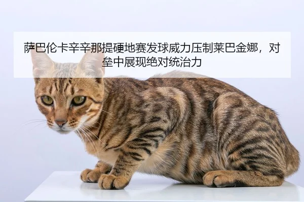萨巴伦卡辛辛那提硬地赛发球威力压制莱巴金娜，对垒中展现绝对统治力